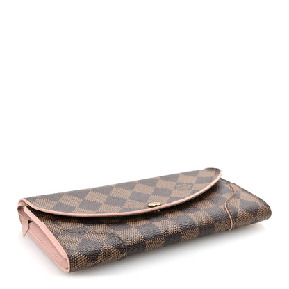 Louis Vuitton Damier Ebene Caissa Wallet Rose Ballerine 4 of 6