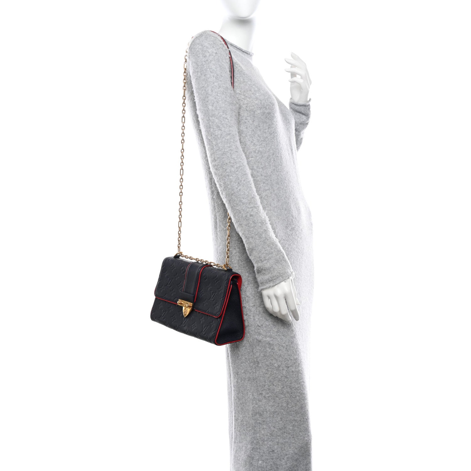 Louis Vuitton Empreinte Saint Sulpice PM Marine Rouge 2 of 9
