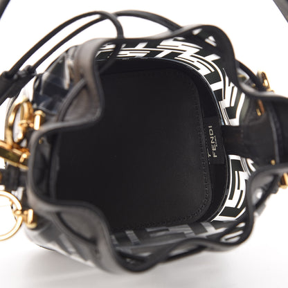 Fendi TPU FF Vitello Grace F is Fendi Mini Mon Tresor Bucket Bag Black 5 of 10