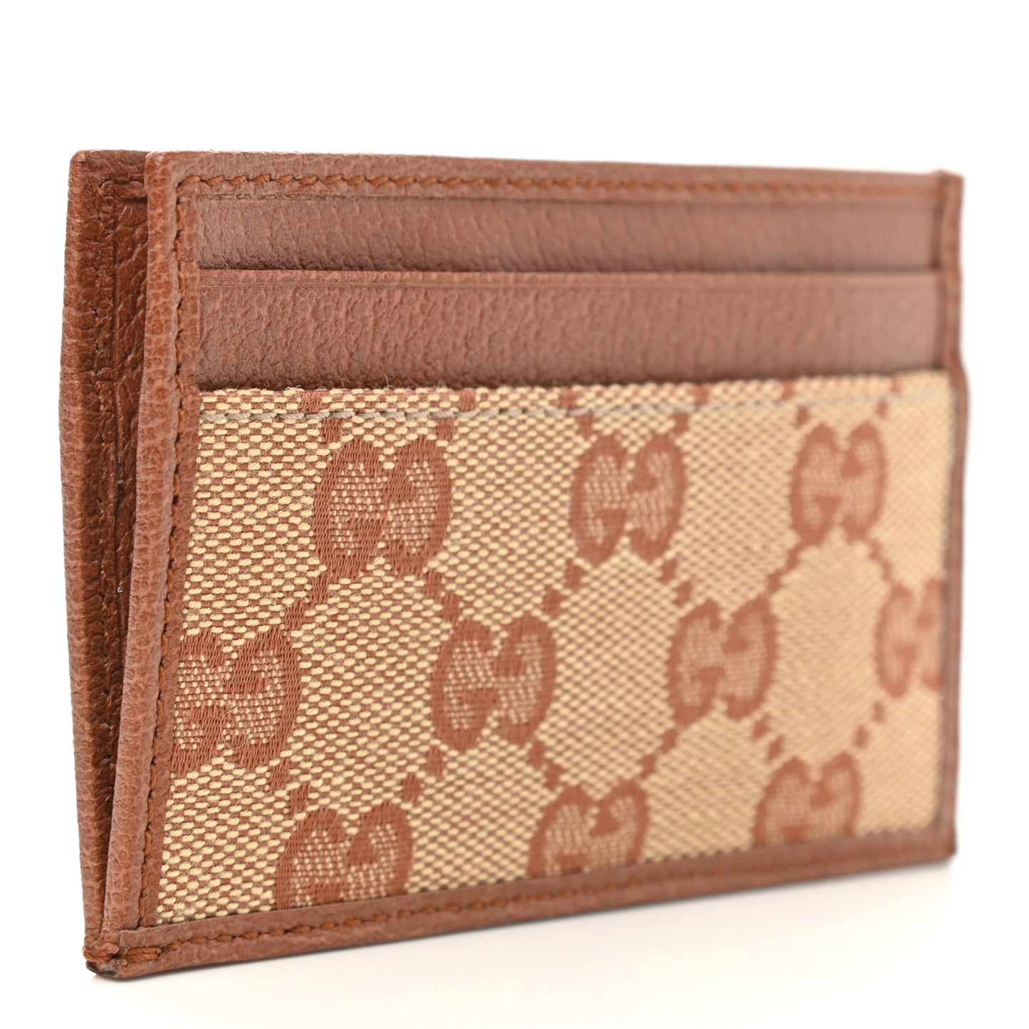 X MLB GG Monogram NY Yankees Card Holder Beige Ruggine Ivory