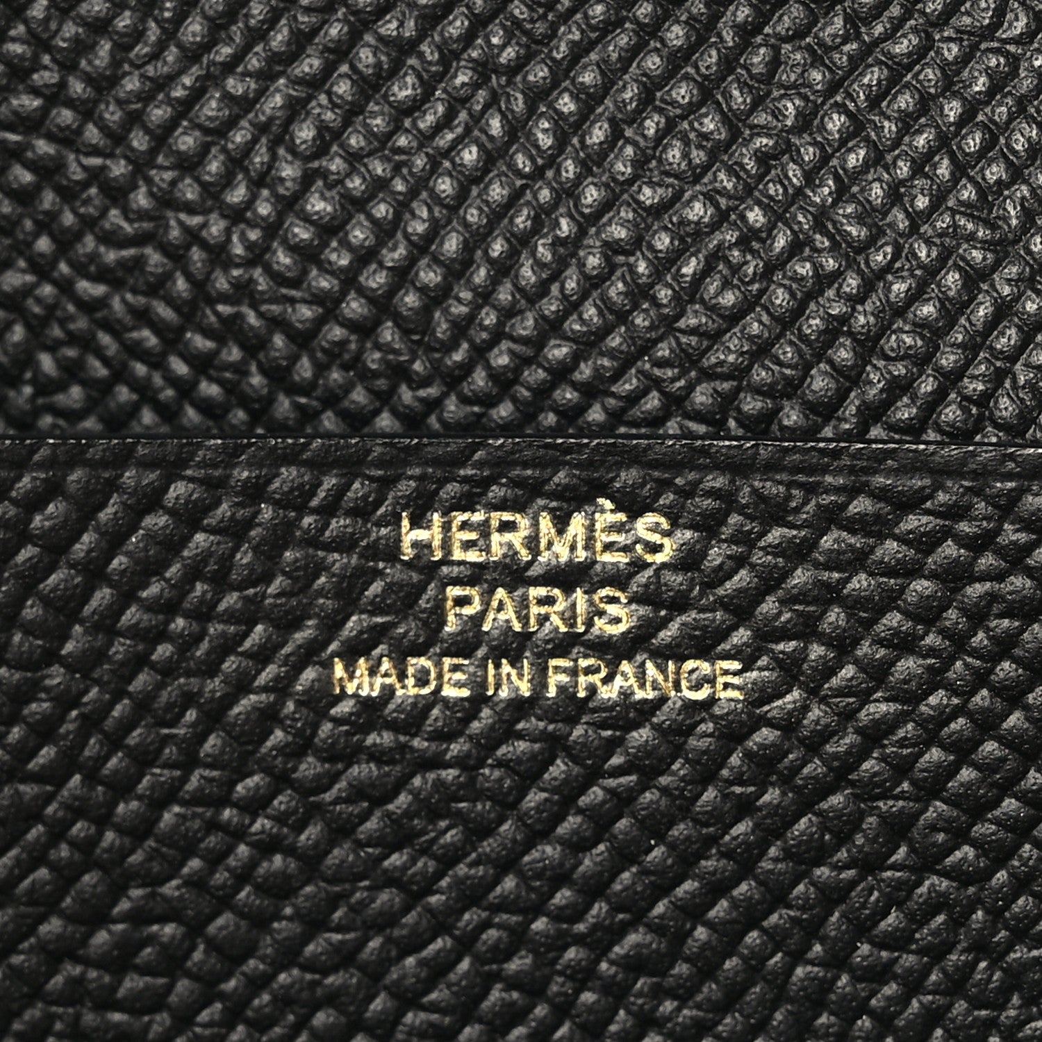 Hermes Epsom Bearn Gusset Wallet Black 7 of 7