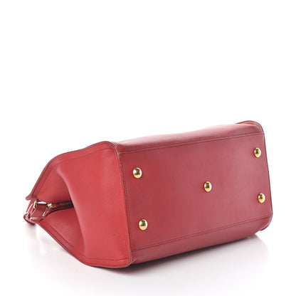 Saint Laurent Calfskin Small Classic Y Cabas Red 3 of 8