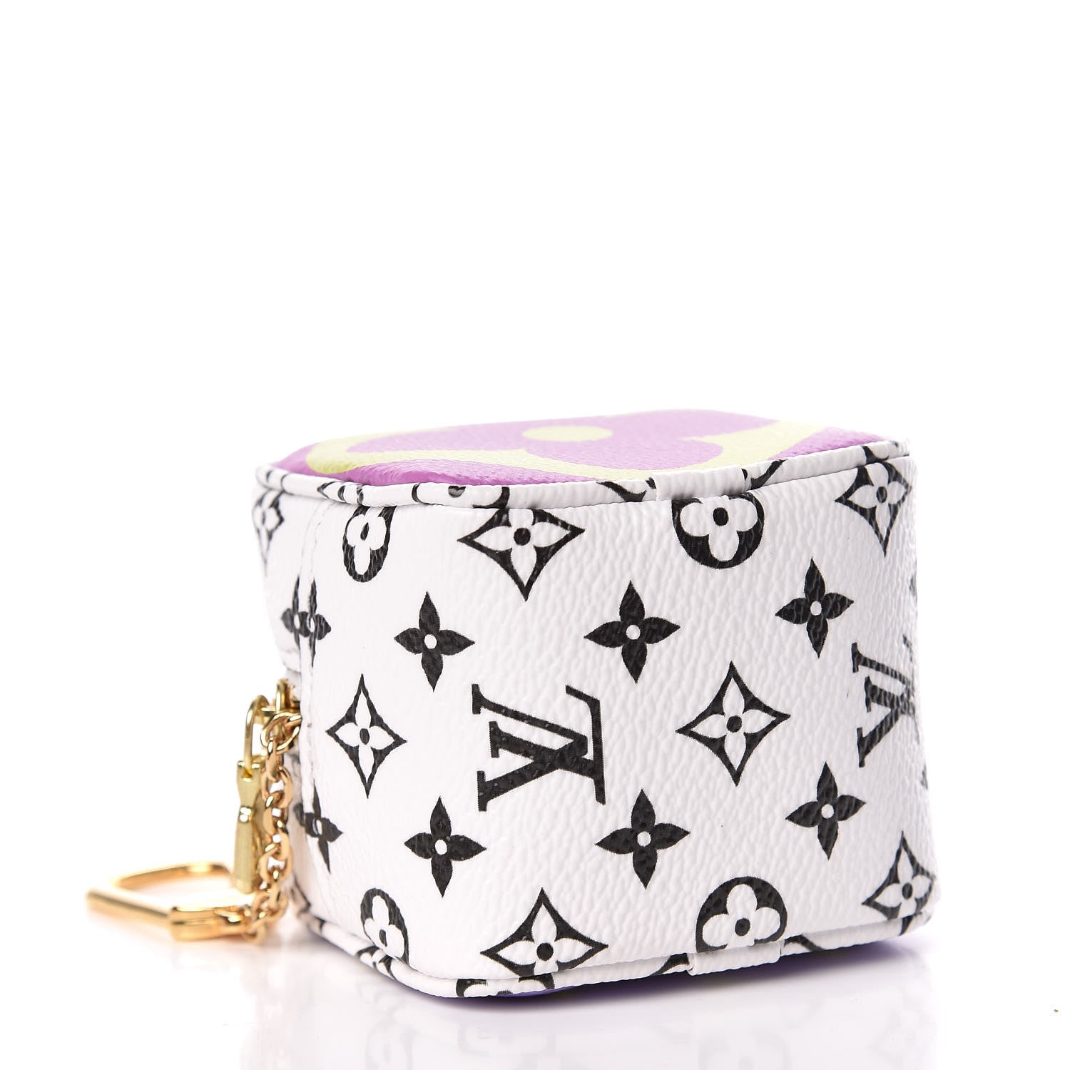 Louis Vuitton Monogram Giant Cube Coin Purse Pink 4 of 8