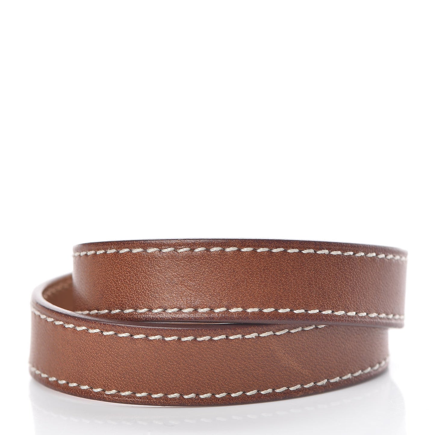Barenia Kelly Double Tour Bracelet XS Fauve