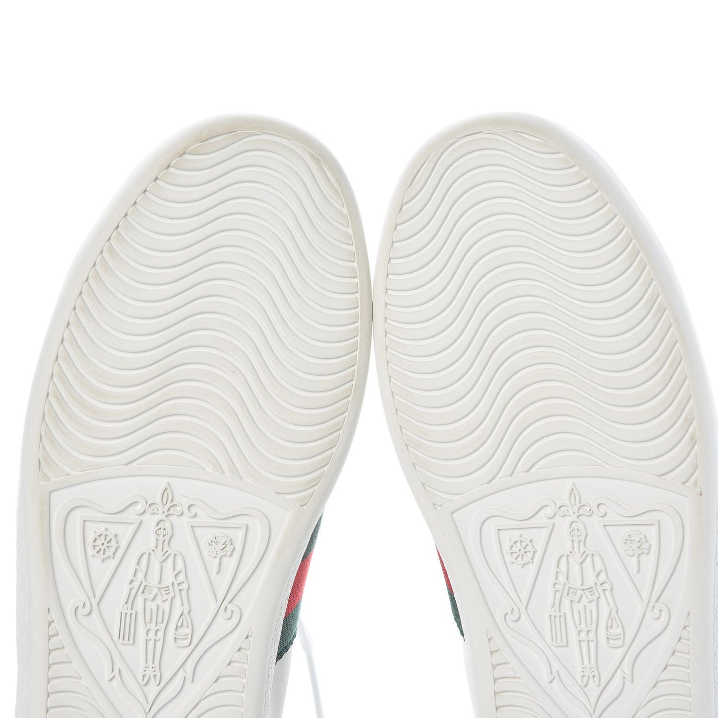 Calfskin Ayers Bee Embroidered Ace Sneakers 34.5 White Green