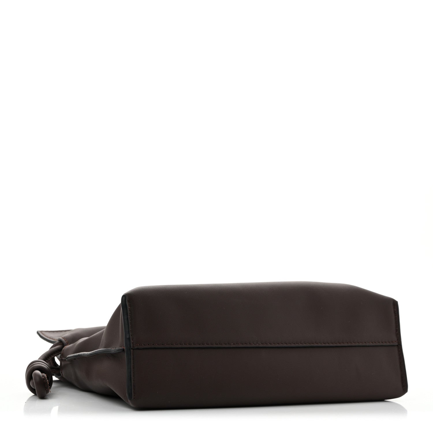 Loewe Calfskin Mini Flamenco Knot Clutch Chocolate 4 of 12