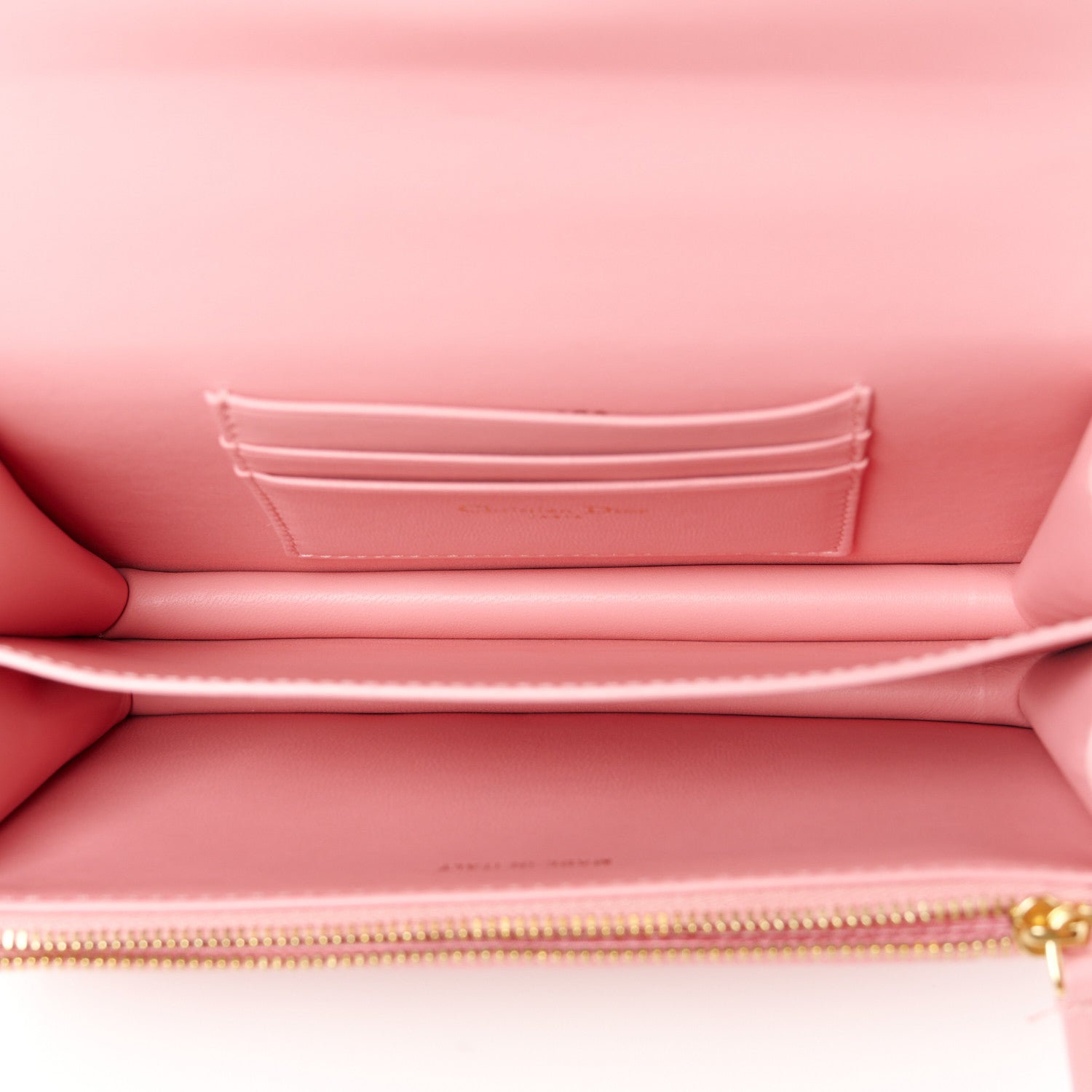 Christian Dior Lambskin Macrocannage Mini Miss Caro Bag Pink