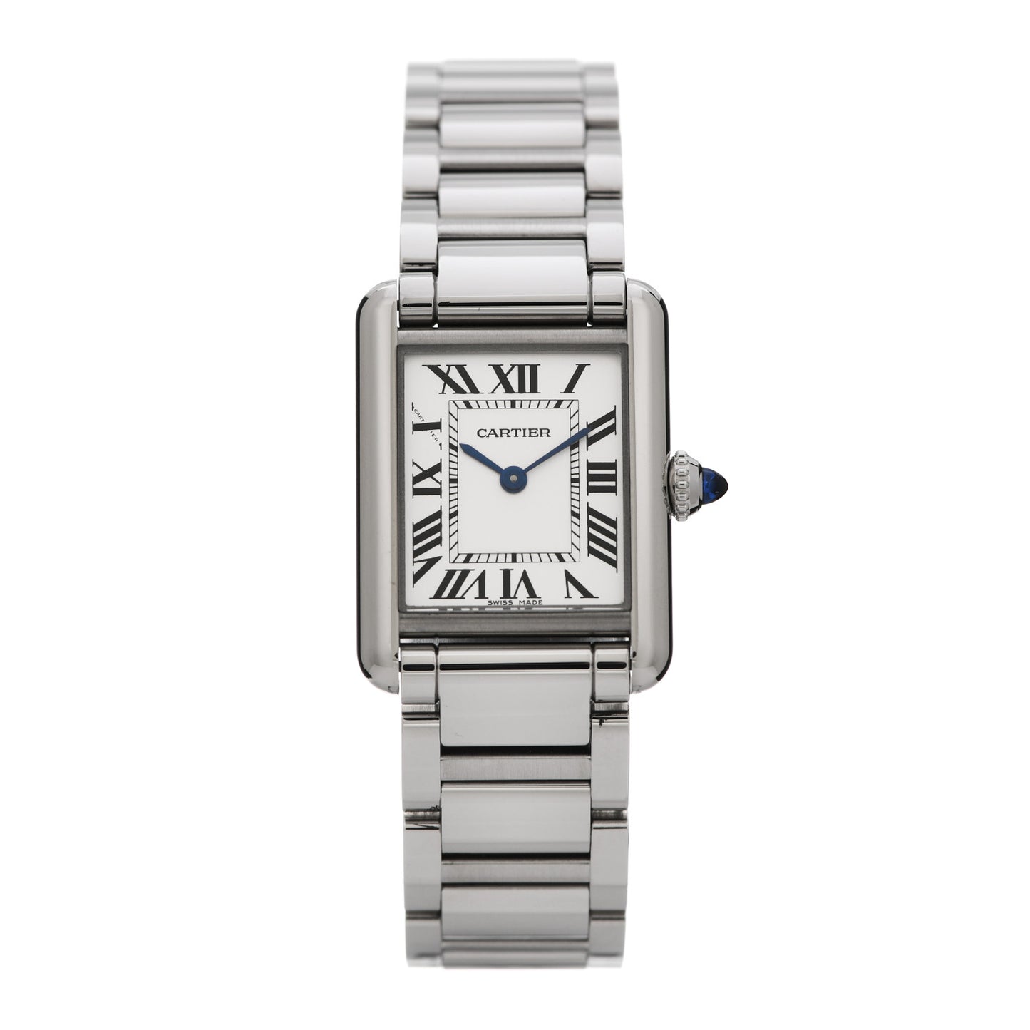 Stainless Steel 22mm Tank Must Quartz Watch