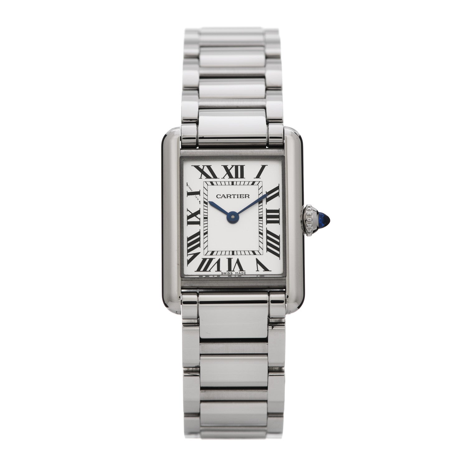 Cartier Stainless Steel 22mm Tank Must Quartz Watch 1 of 5