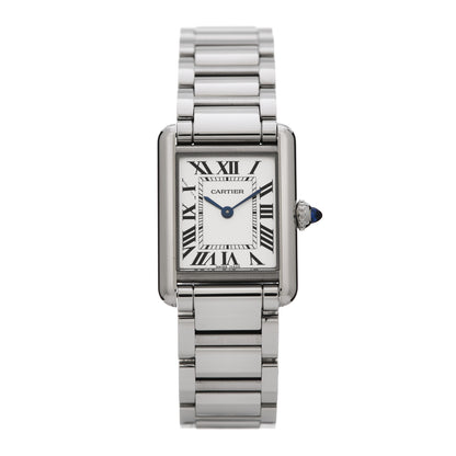 Cartier Stainless Steel 22mm Tank Must Quartz Watch 1 of 5