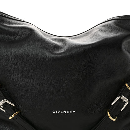 Givenchy Tumbled Calfskin Corset Medium Voyou Bag Black 8 of 11