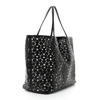 Givenchy Calfskin Lazer Cut Large Antigona Tote Black White 3 of 12