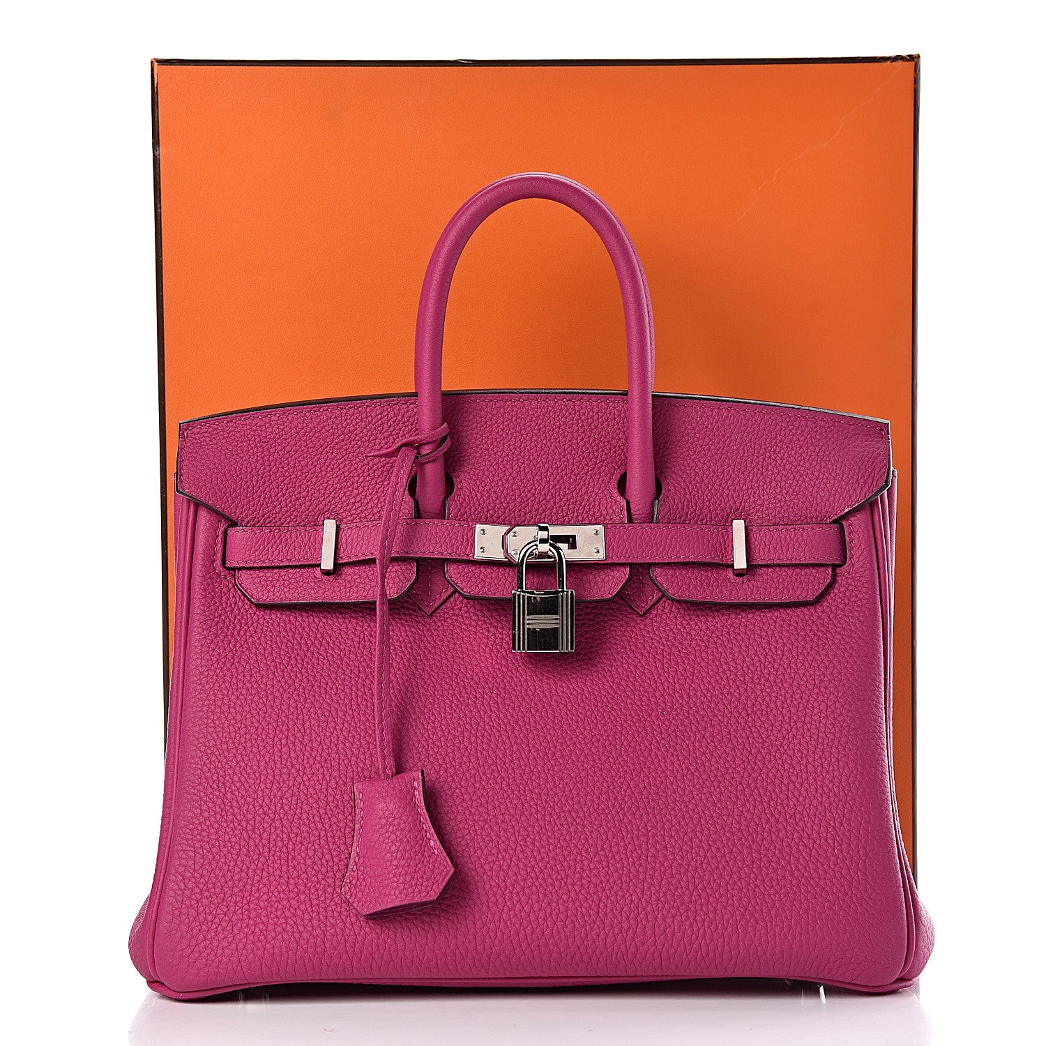 Hermes Togo Birkin 25 Rose Pourpre 46 of 46