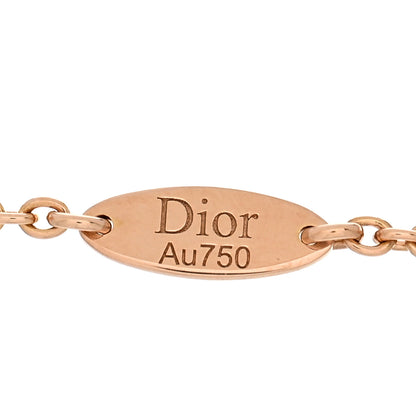Christian Dior 18K Rose Gold Diamond Pink Opal Rose Des Vents Bracelet 3 of 3