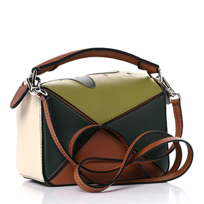 Loewe Calfskin Mini Puzzle Bag Kiwi 3 of 11
