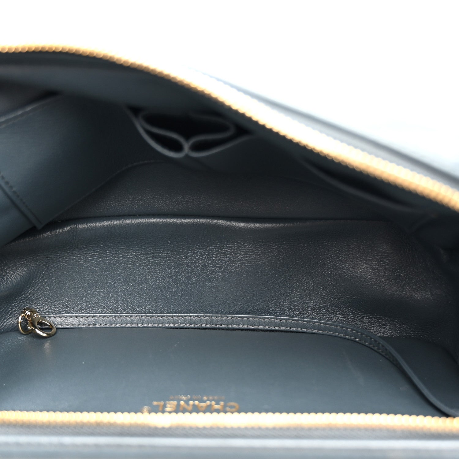 Chanel Lambskin Quilted Medium Trendy CC Bowling Bag Grey 5 of 11