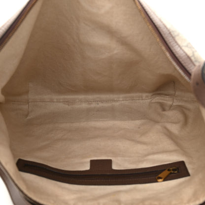 Gucci GG Supreme Monogram Web Ophidia Half Moon Hobo Brown 5 of 16
