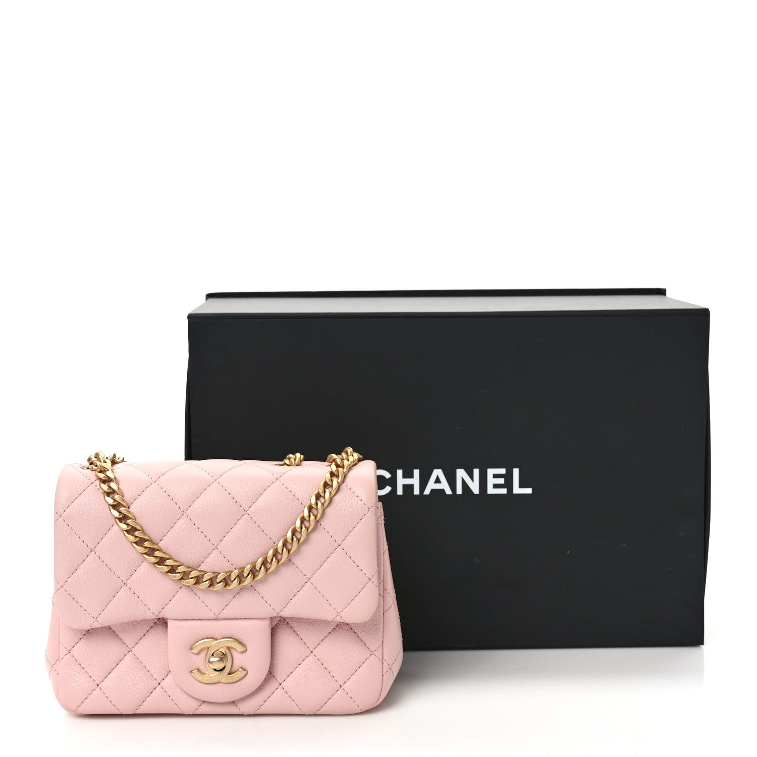 Chanel Lambskin Quilted Mini Sweet Camellia Flap Light Pink 10 of 10