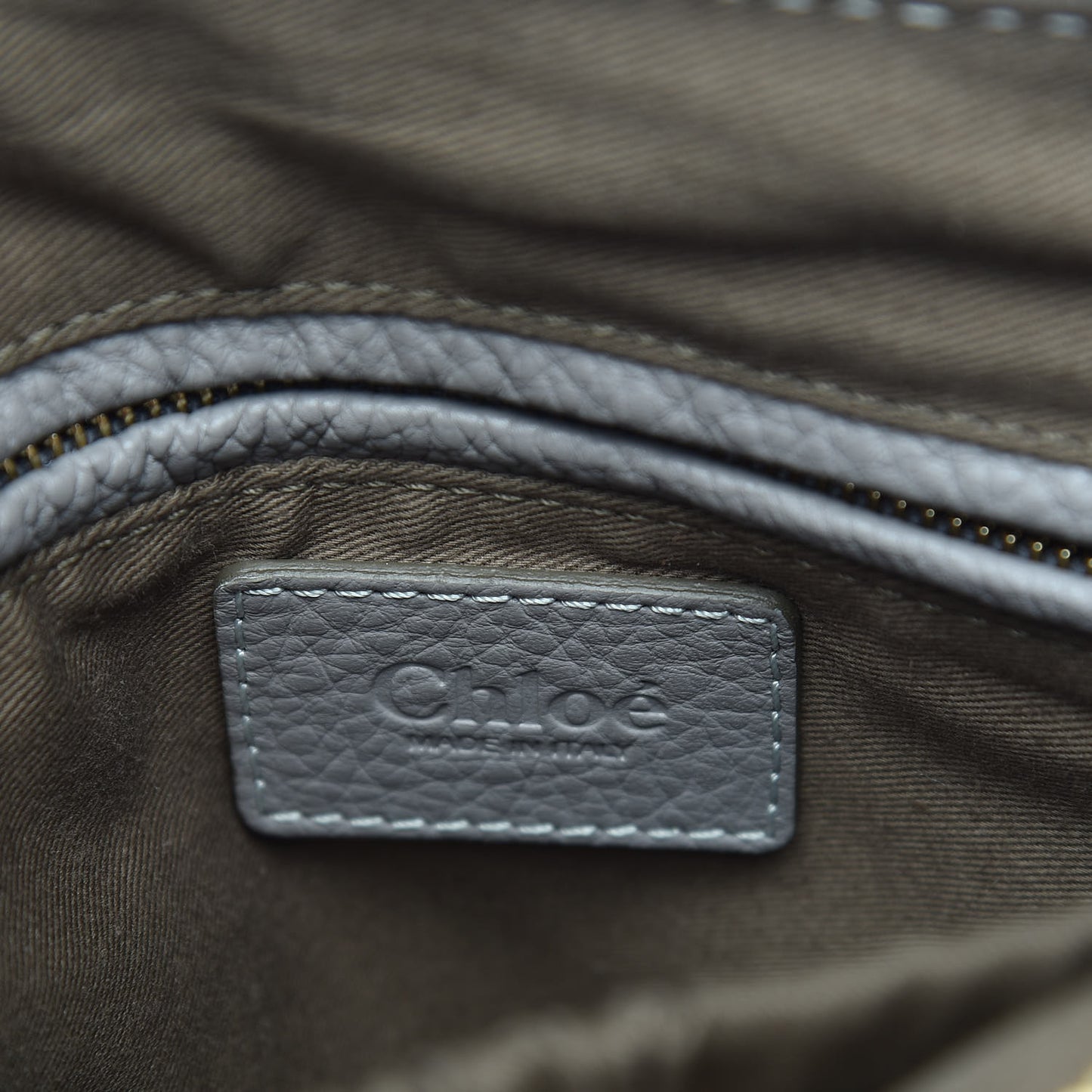 Calfskin Small Marcie Satchel Cashmere Grey