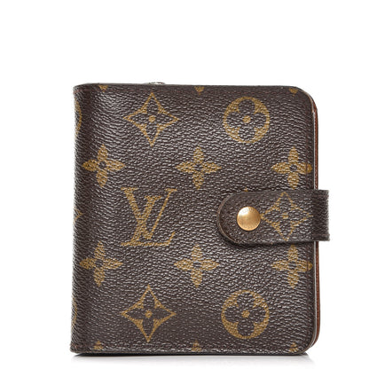 Louis Vuitton Monogram Compact Zippe Zipped Wallet 1 of 10