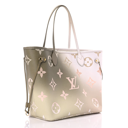Louis Vuitton Monogram Giant Spring In The City Neverfull MM Sunset Kaki 4 of 9