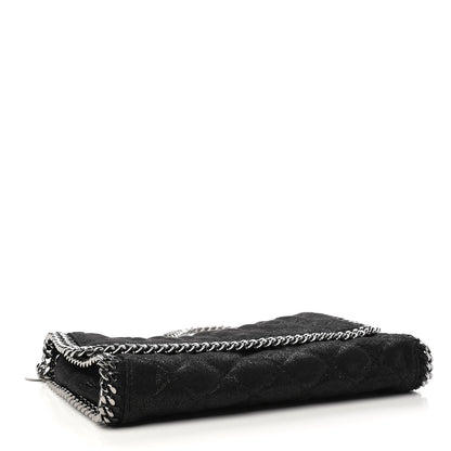 Stella McCartney Shaggy Deer Quilted Falabella Clutch Black 3 of 4