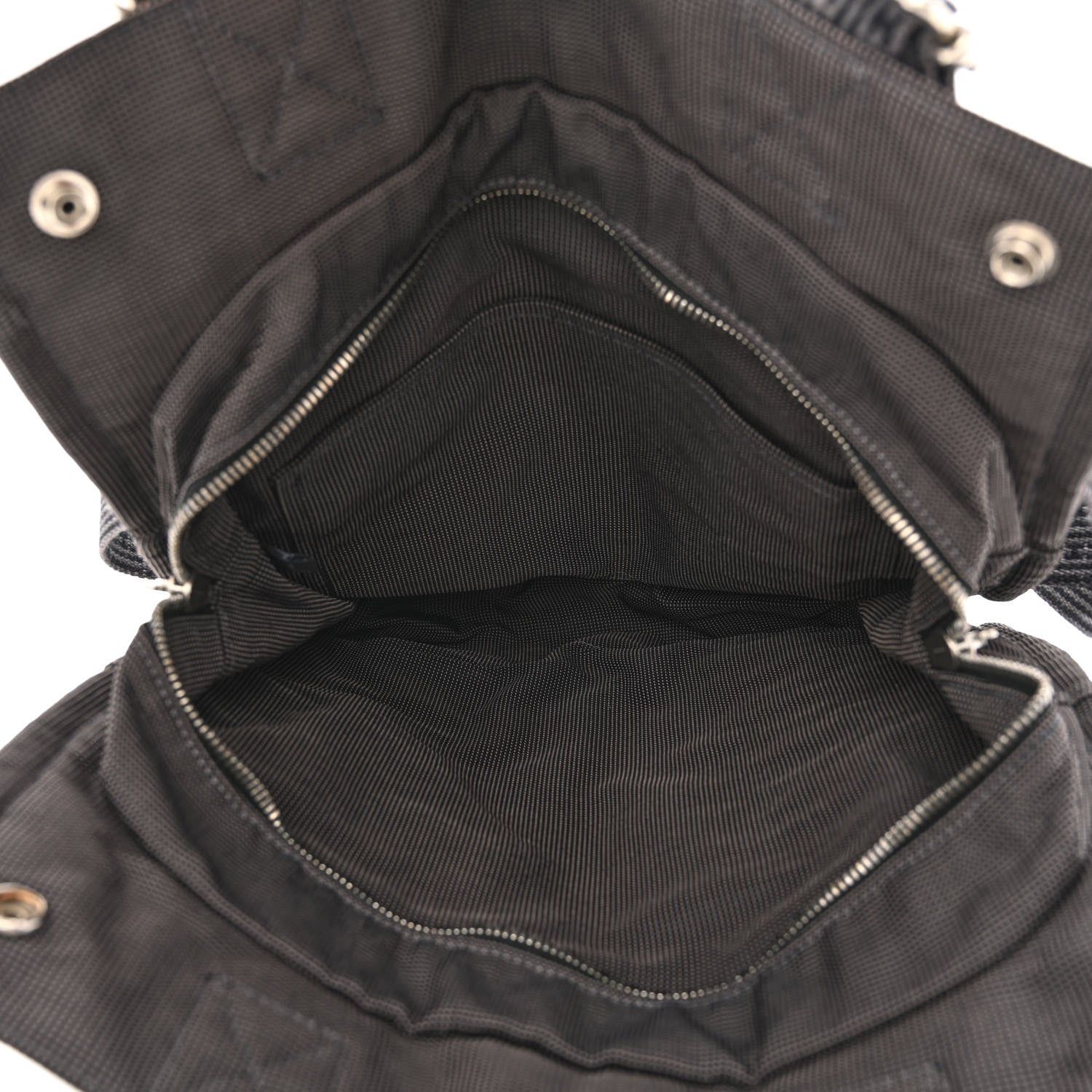 Hermes Canvas Herline Backpack Grey 5 of 10