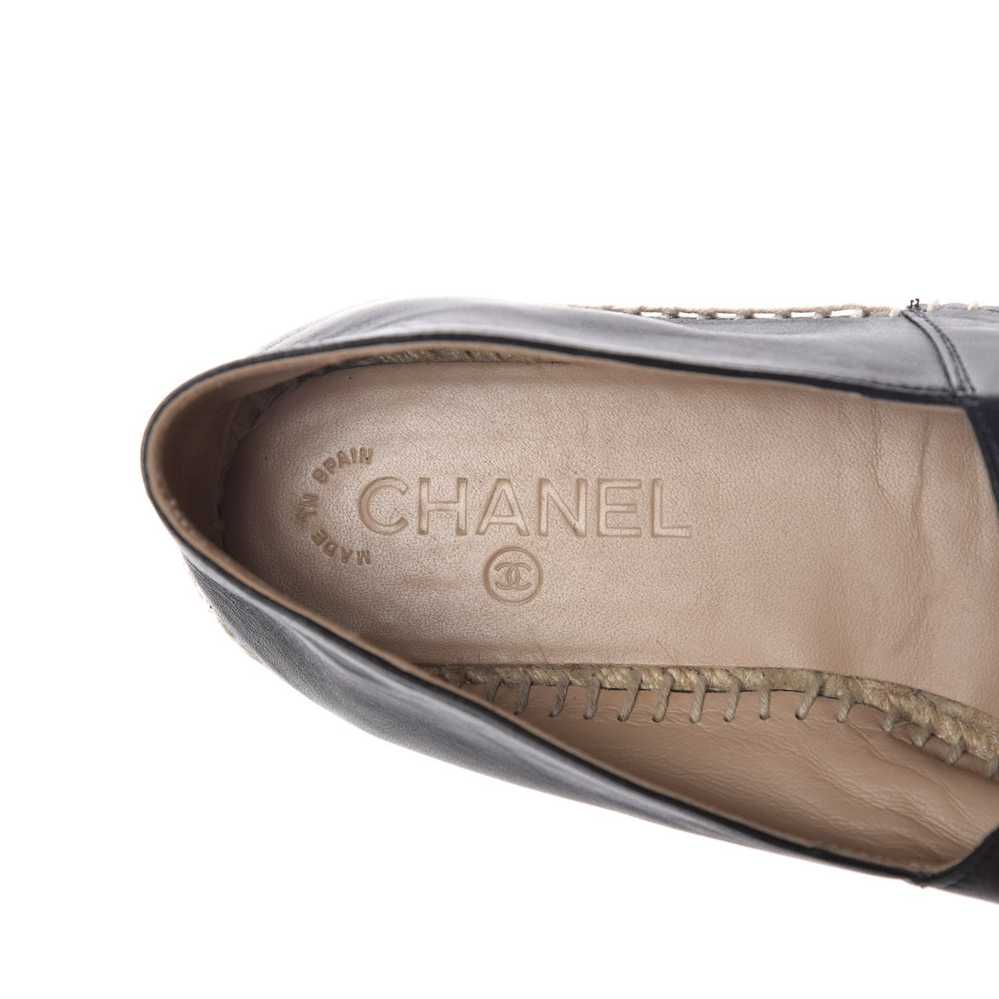 Lambskin CC Espadrilles 39 Black