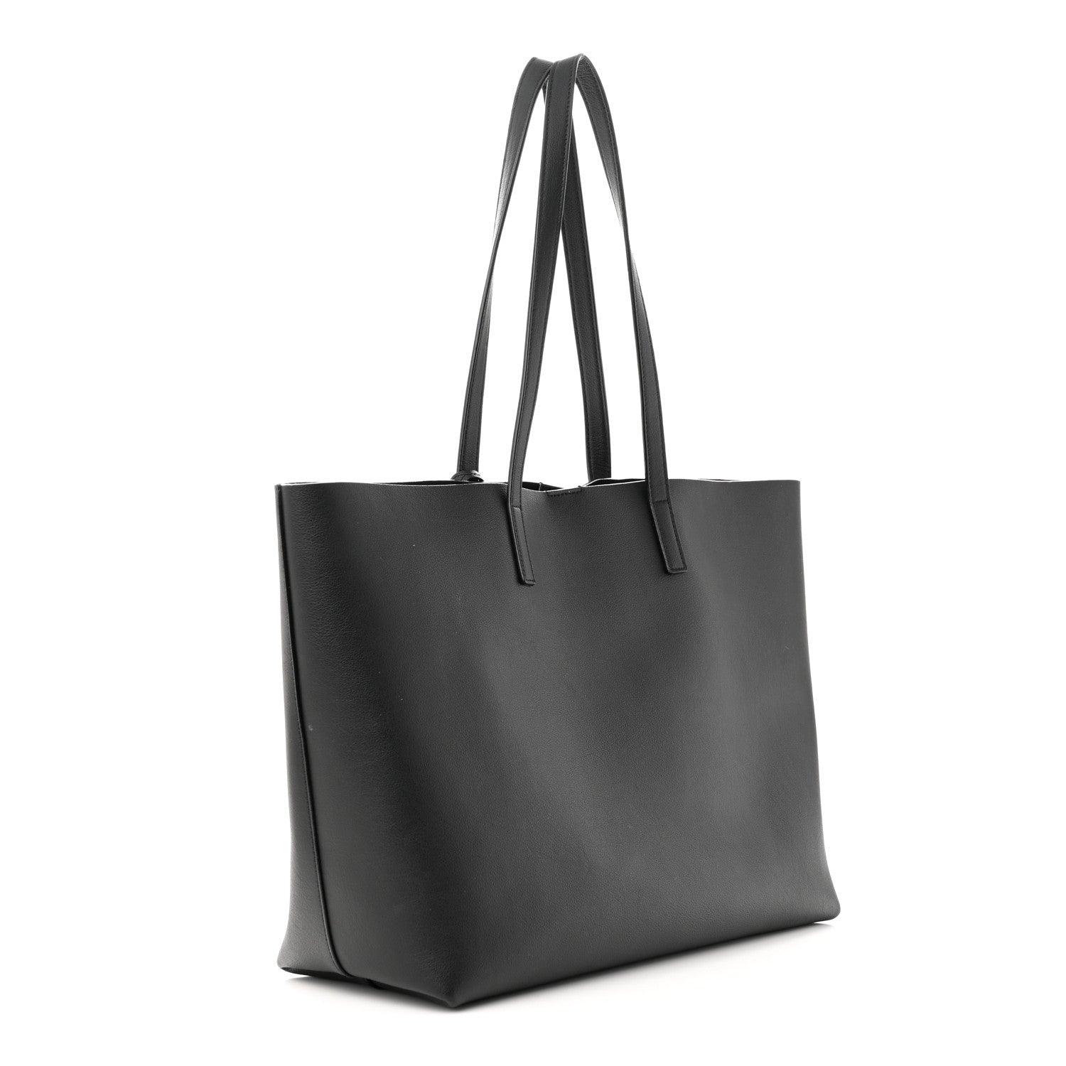 Saint Laurent Calfskin Large Shopping Tote Black 3 of 11