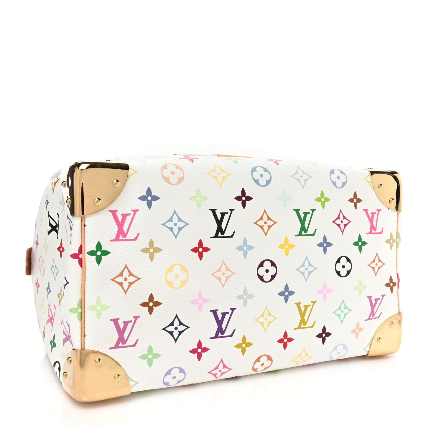 Monogram Multicolor Speedy 30 White