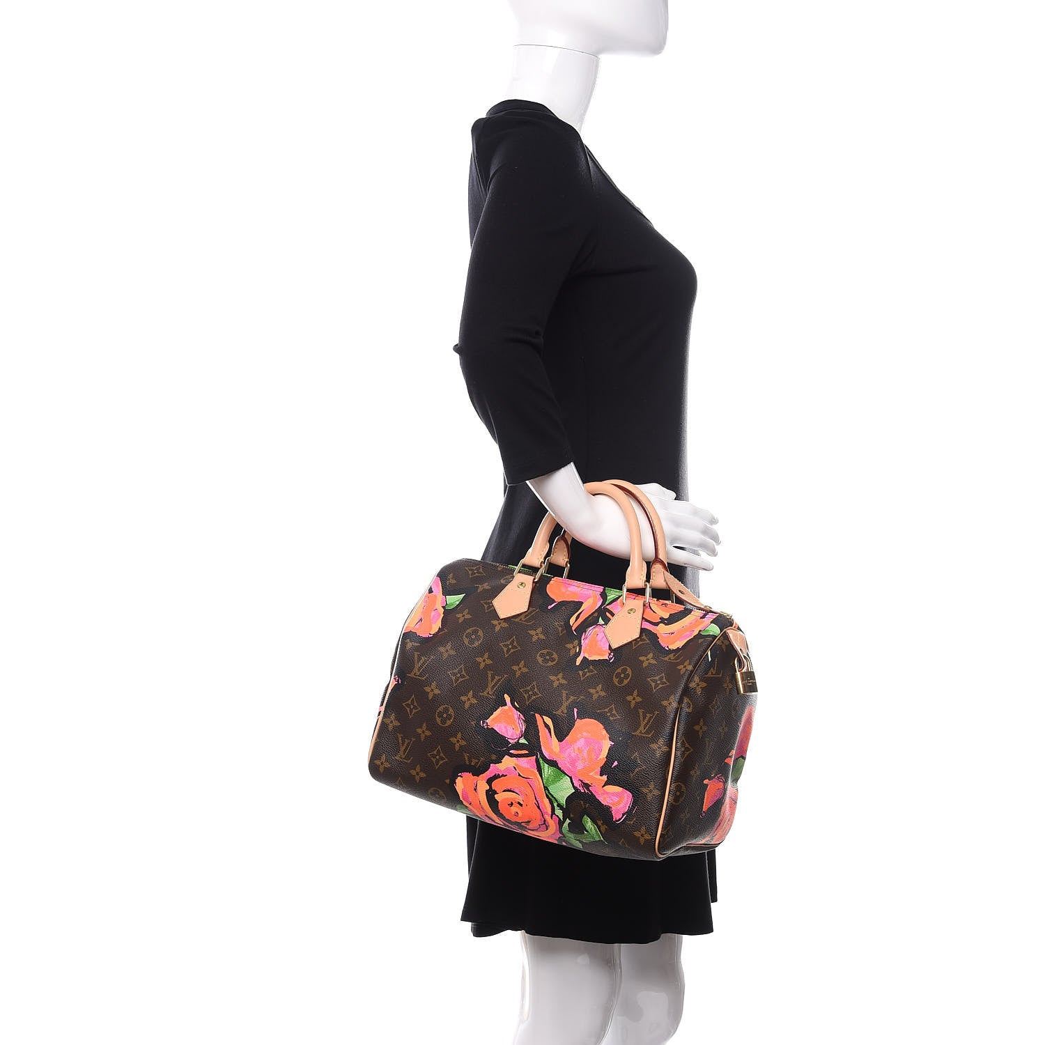 Louis Vuitton Monogram Roses Speedy 30 2 of 10