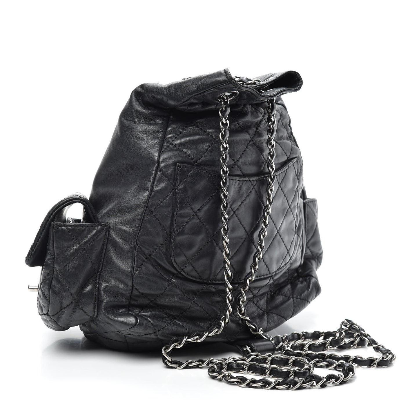 Calfskin Large Backpack Is Back Black