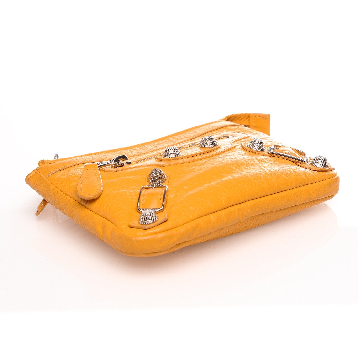 Balenciaga Agneau Giant 12 Silver Hardware M Porte-Monnaie Coin Purse Mangue 4 of 7