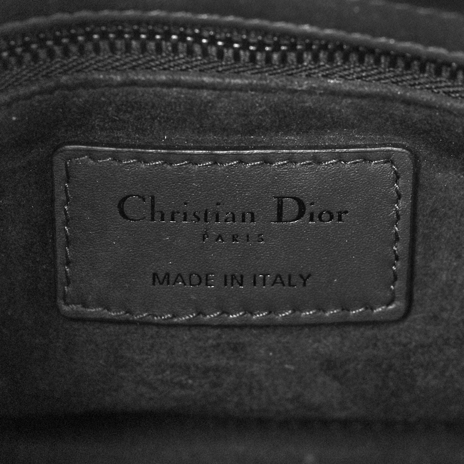 Christian Dior Ultra Matte Calfskin Cannage Mini Lady Dior Black 8 of 10