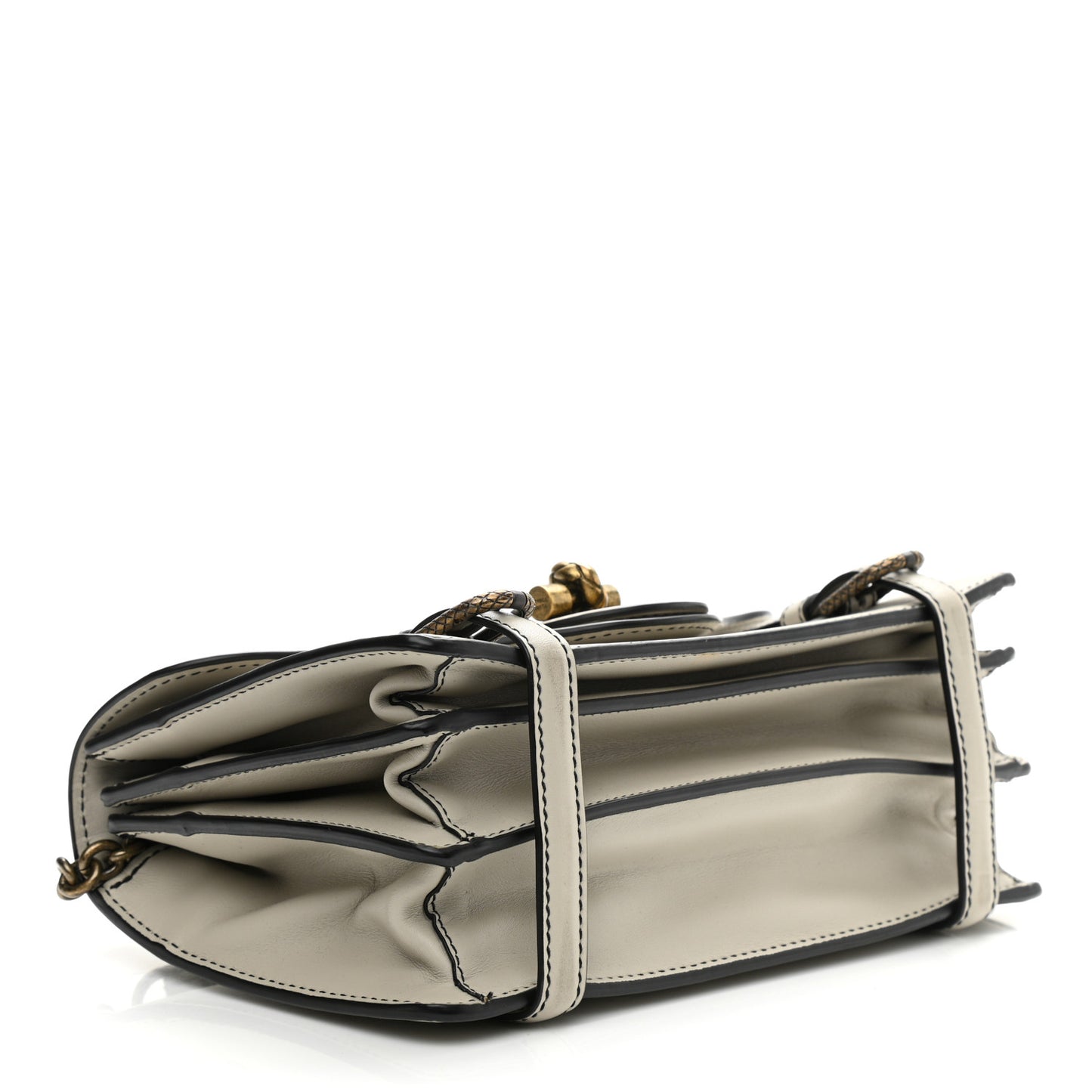 French Calf City Knot Bag Cement