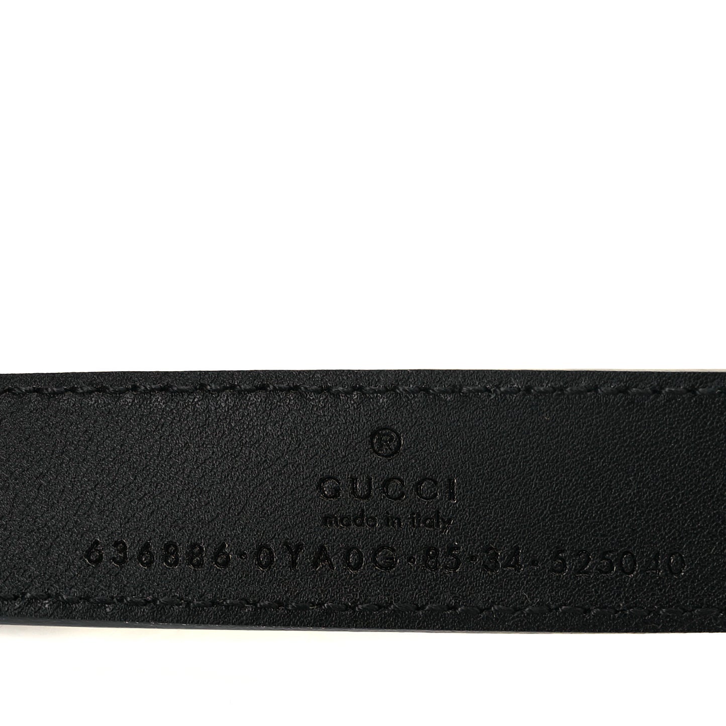 Square Interlocking G Belt 85 34 Black