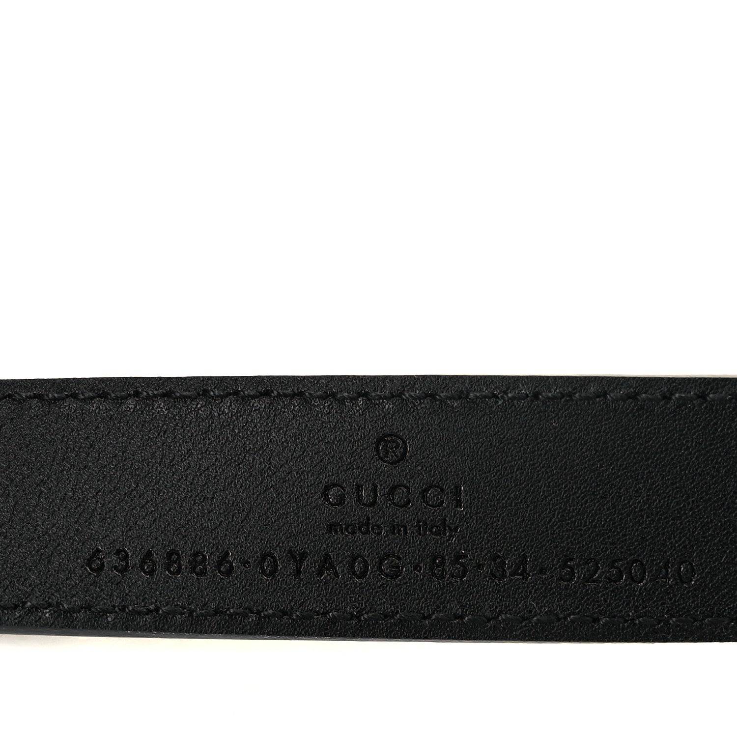 Gucci Square Interlocking G Belt 85 34 Black 3 of 4