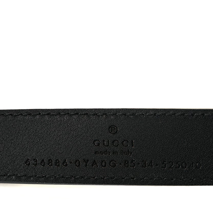 Gucci Square Interlocking G Belt 85 34 Black 3 of 4