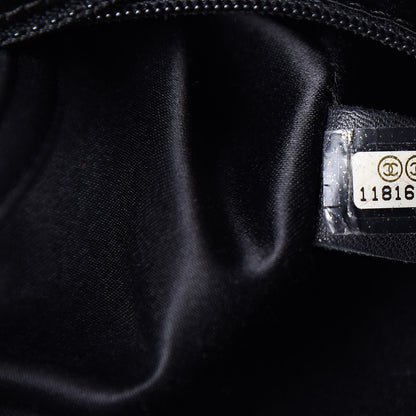Chanel Quilted Lambskin Hidden Chain Hobo Black 7 of 10