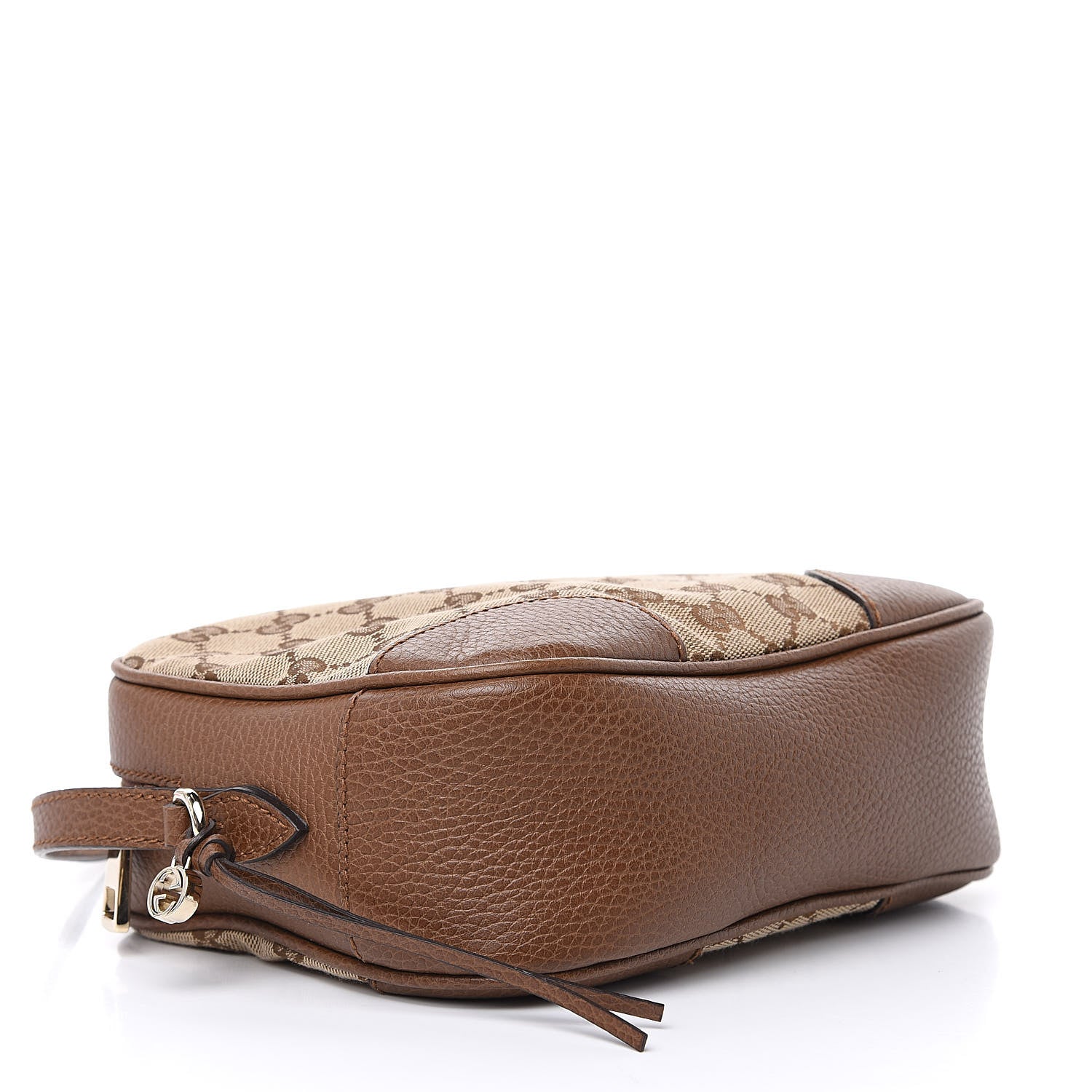 Gucci Monogram Mini Bree Messenger Bag Beige Tabacco 4 of 9