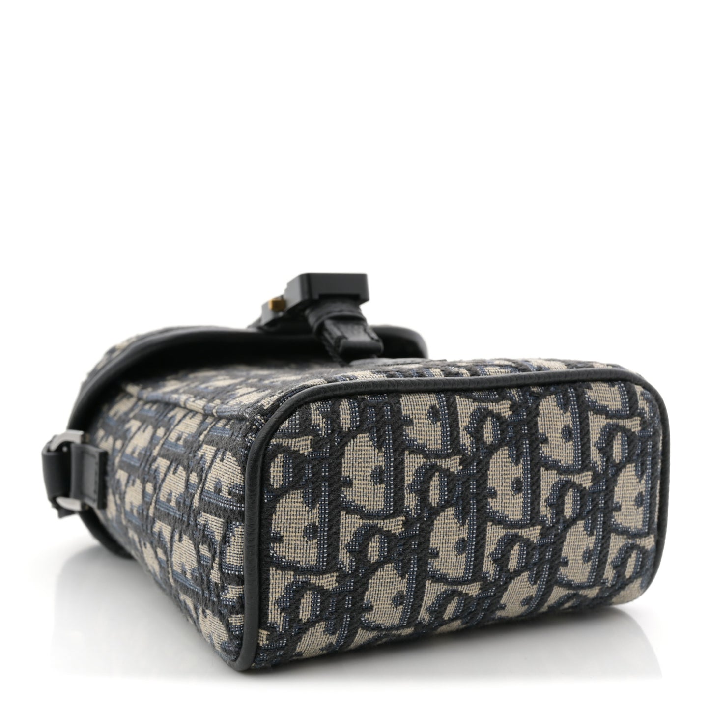 Oblique Vertical Mini Messenger Flap Blue