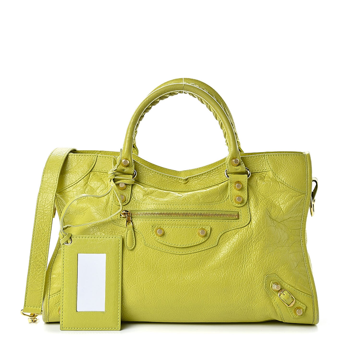 Agneau Giant 12 Gold Hardware City Jaune Poussin