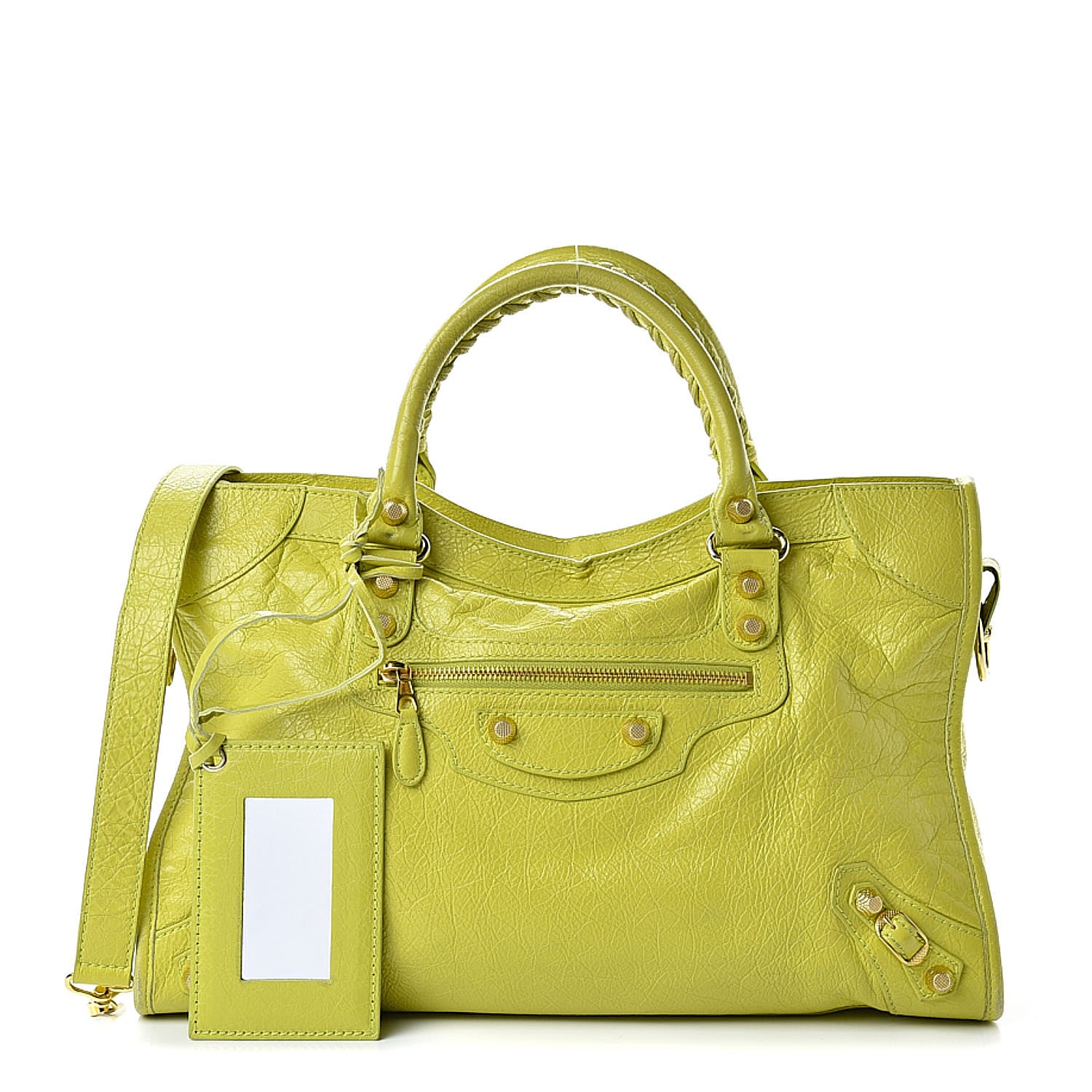 Balenciaga Agneau Giant 12 Gold Hardware City Jaune Poussin 1 of 19