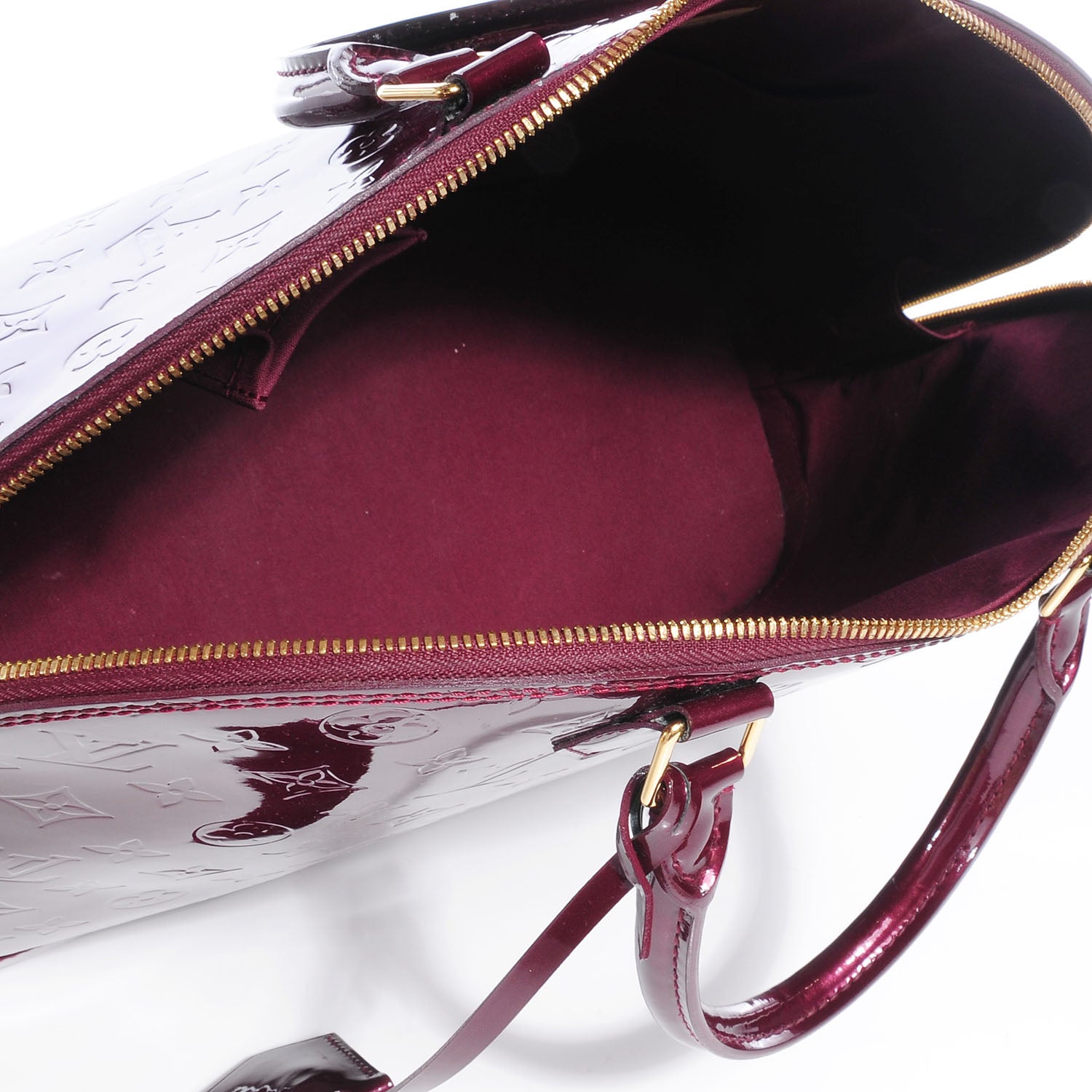Louis Vuitton Vernis Alma GM Rouge Fauviste 5 of 7