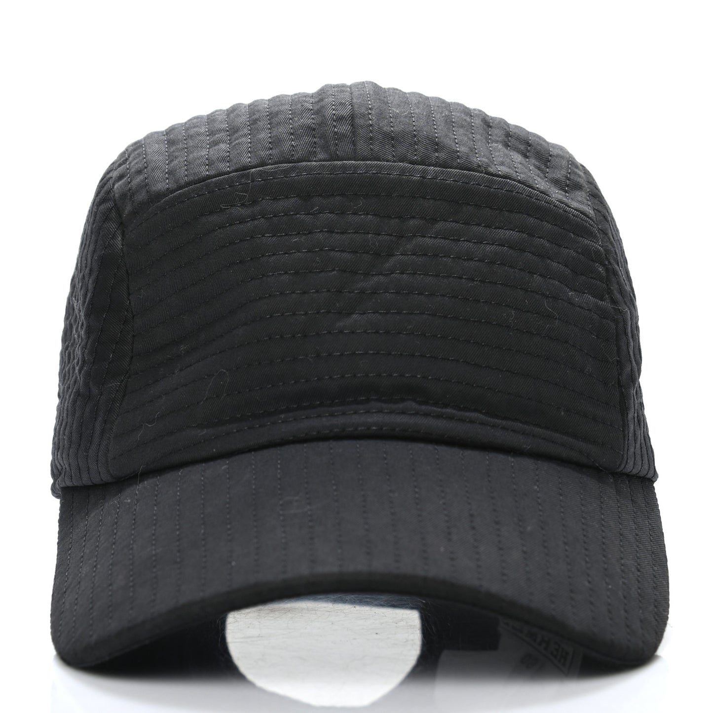 Cotton Viscose Stitched Hat 60 Black