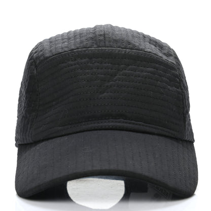 Hermes Cotton Viscose Stitched Hat 60 Black 3 of 8