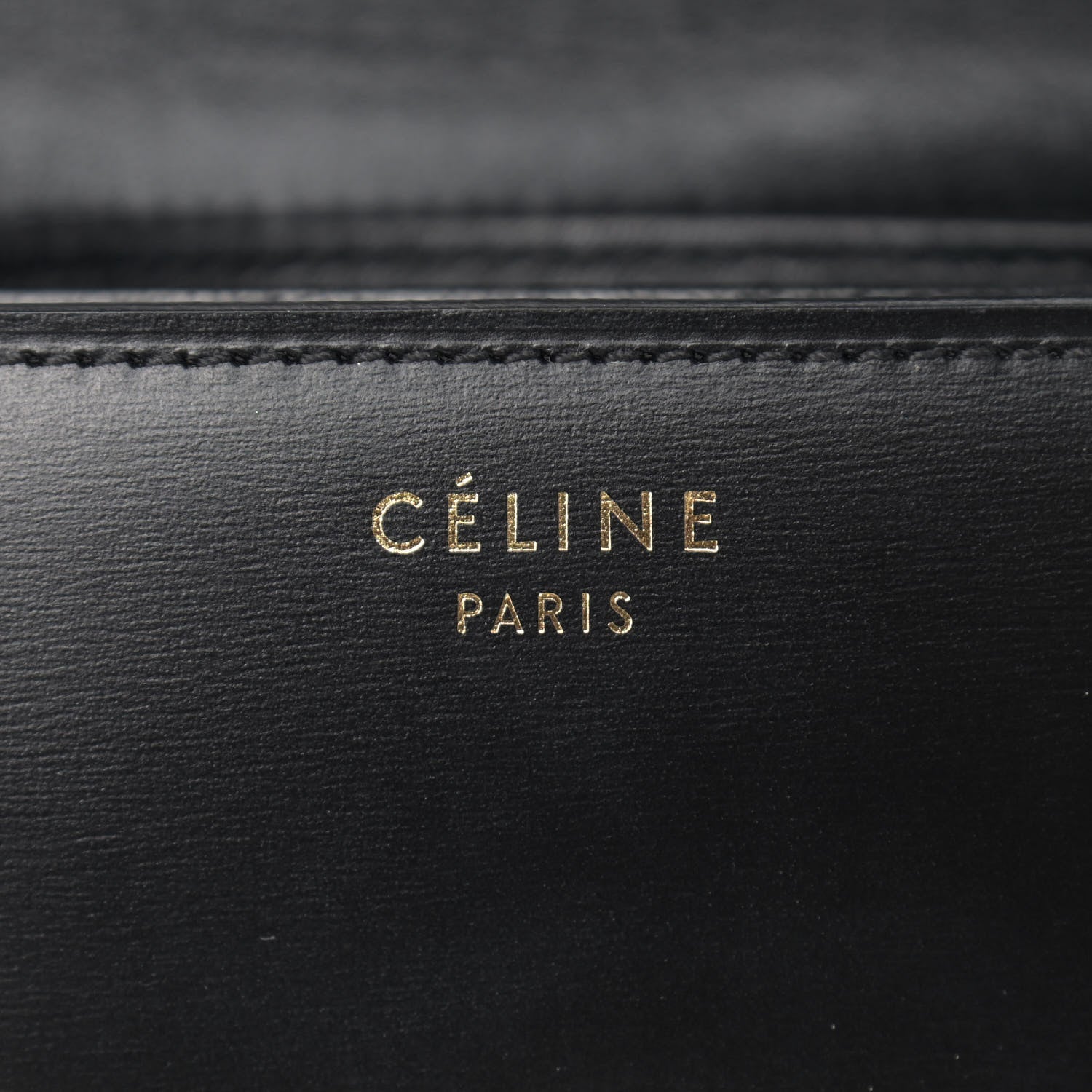 Celine Box Calfskin Small Classic Box Flap Bag Black 8 of 10