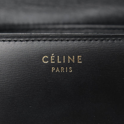Celine Box Calfskin Small Classic Box Flap Bag Black 8 of 10