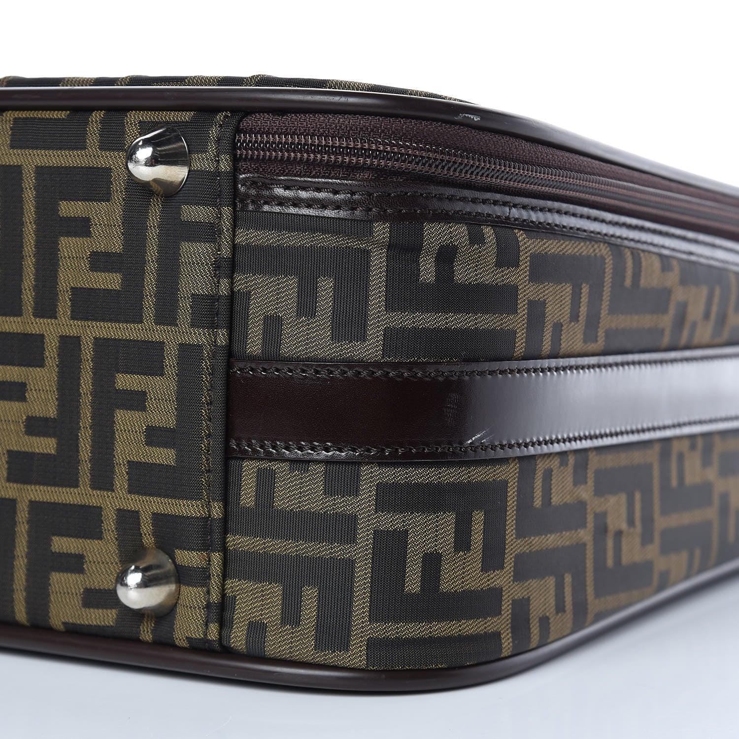 Fendi Zucca Suitcase Tobacco 11 of 12