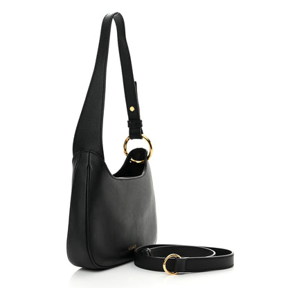 Versace Calfskin La Medusa Small Hobo Crossbody Black 3 of 11